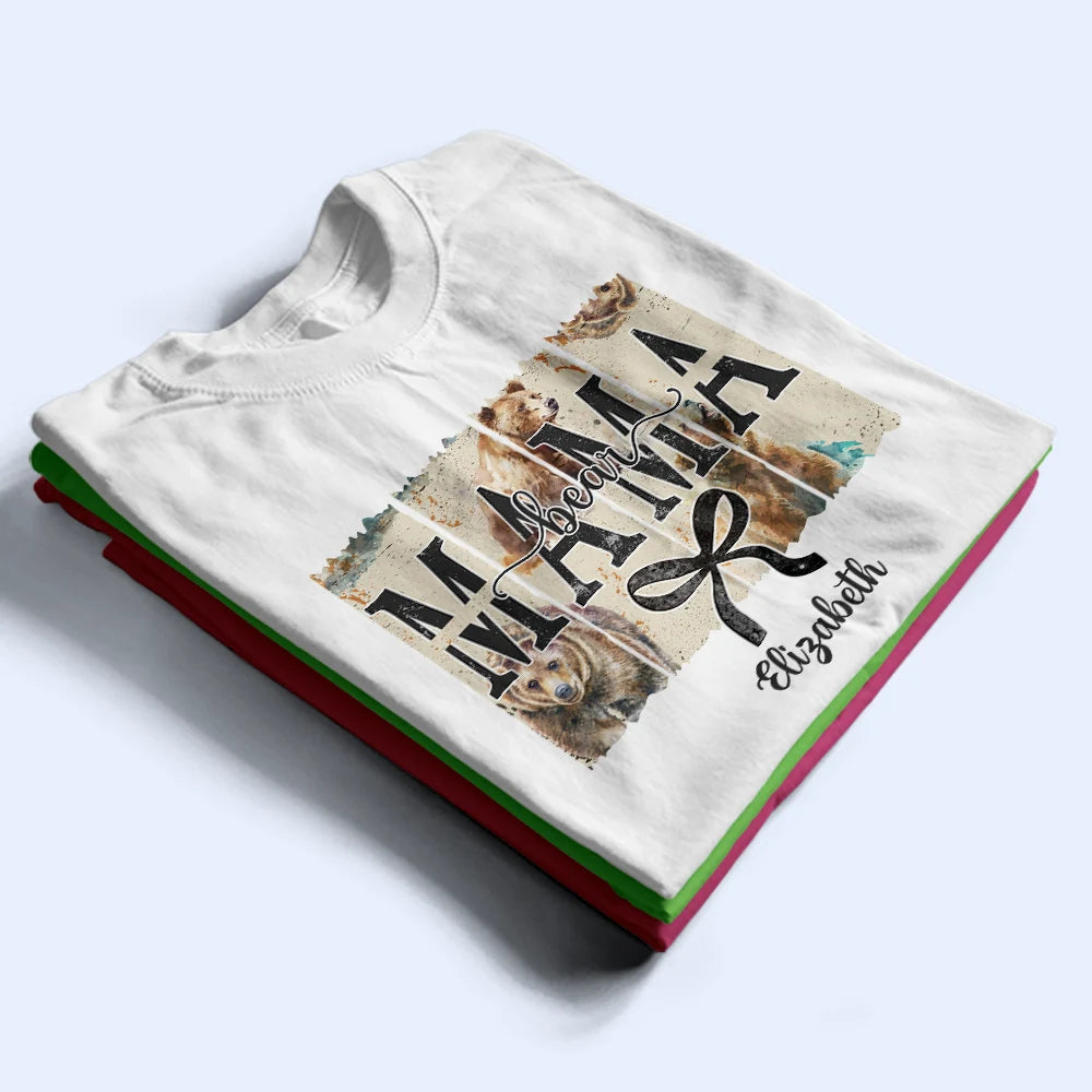 Mama Bear - Personalized T Shirt