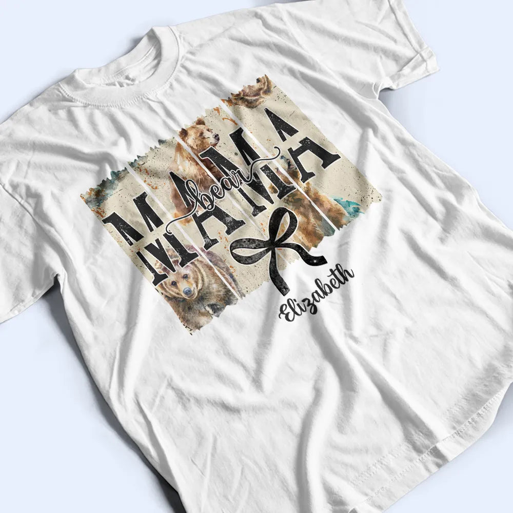 Mama Bear - Personalized T Shirt