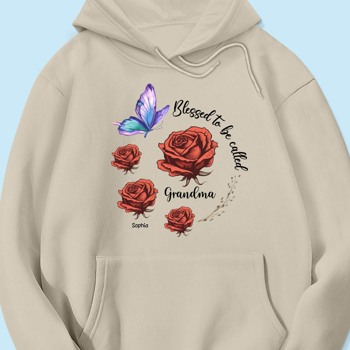 Blessed To Be Called Mom Grandma Circle Birth Month Flowers Personalized Shirt, Mother's Day Gift for Moms, for Grandmas