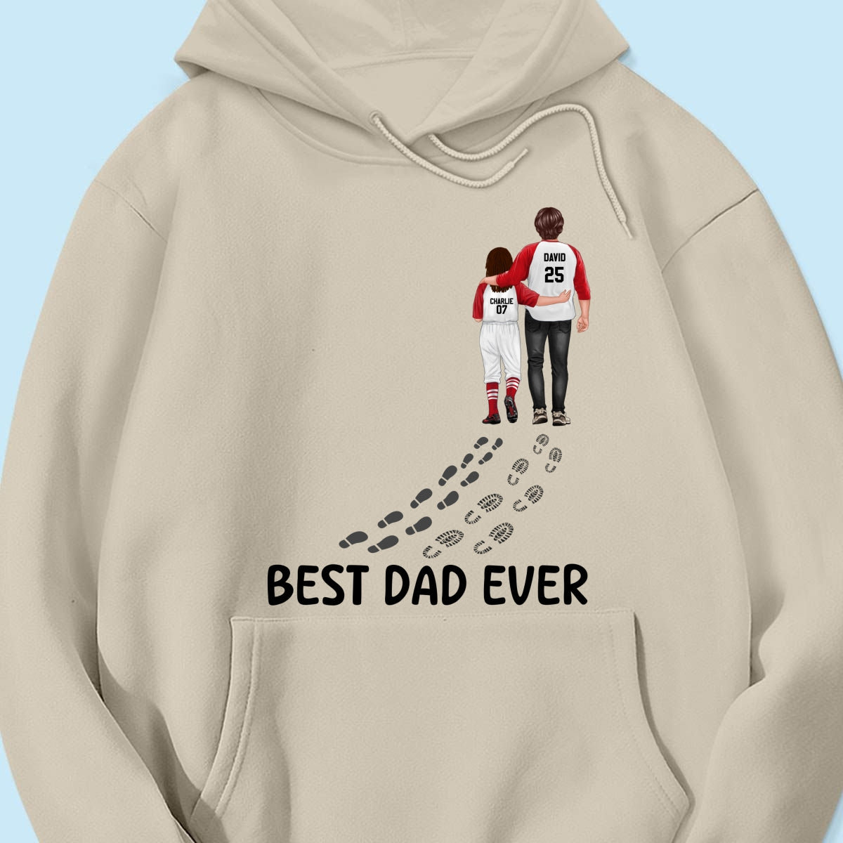 Baseball Dad And Daughter Son You Never Walk Alone Personalized Shirt