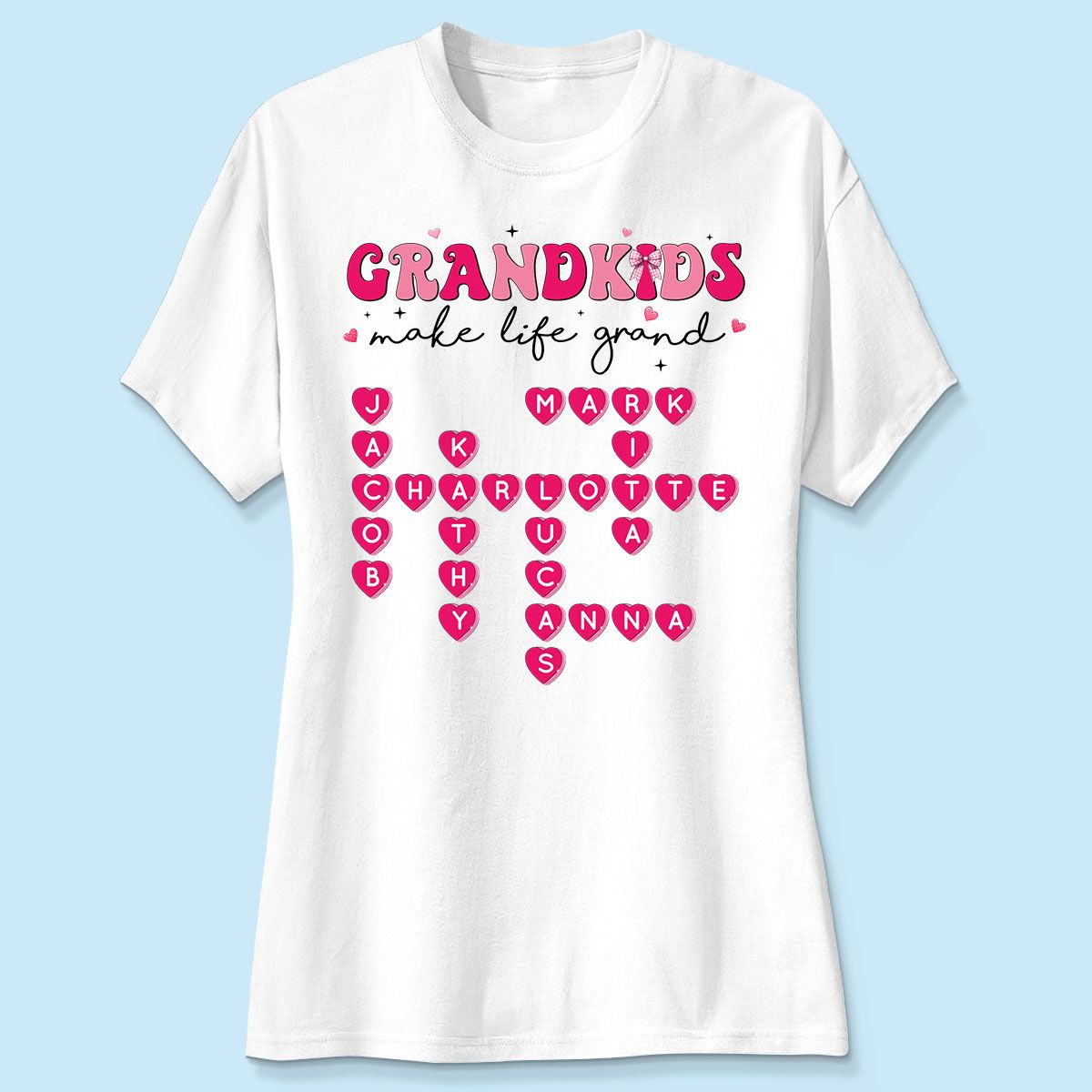 My Grandkids Are My Valentine Gift For Grandma Personalized Shirt