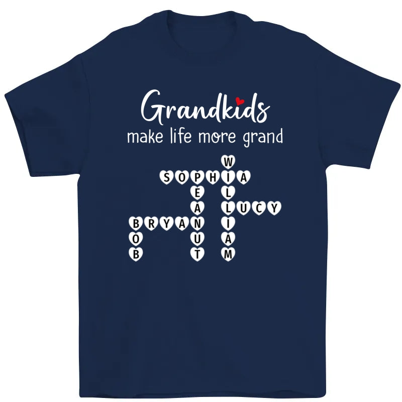 The Greatest Gift You Ever Know Crossword Puzzle Art Personalized Shirt | A Heartfelt Gift for Grandma's Birthday, Mother’s Day, or Just Because