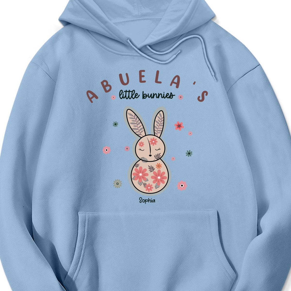 Grandma's Little Bunnies Floral Easter Personalized Shirt