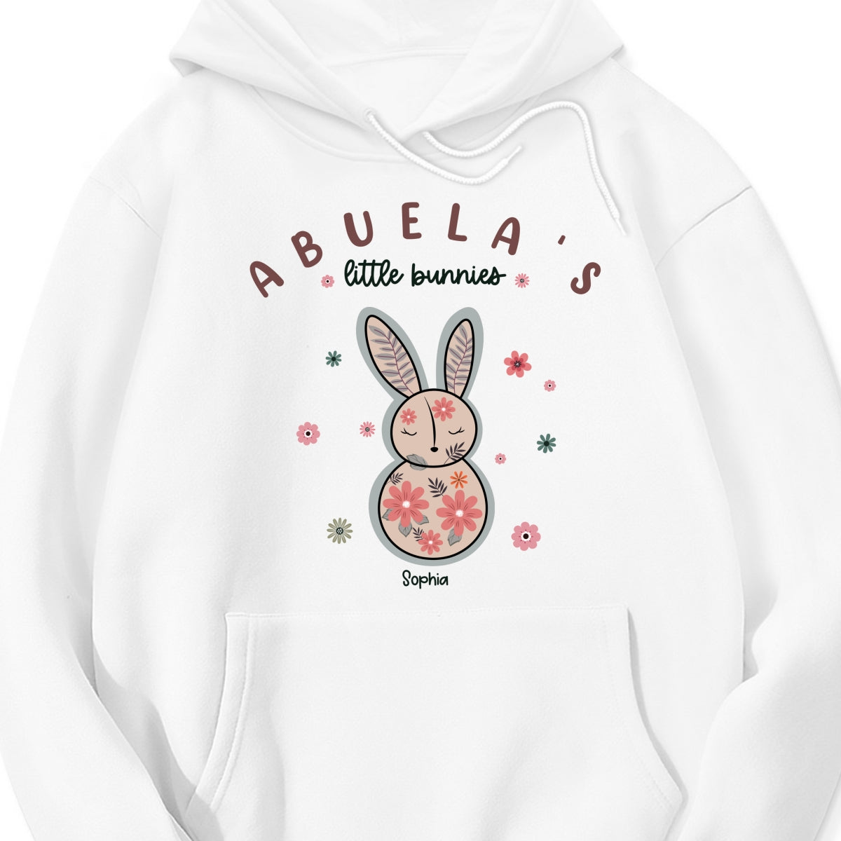 Grandma's Little Bunnies Floral Easter Personalized Shirt
