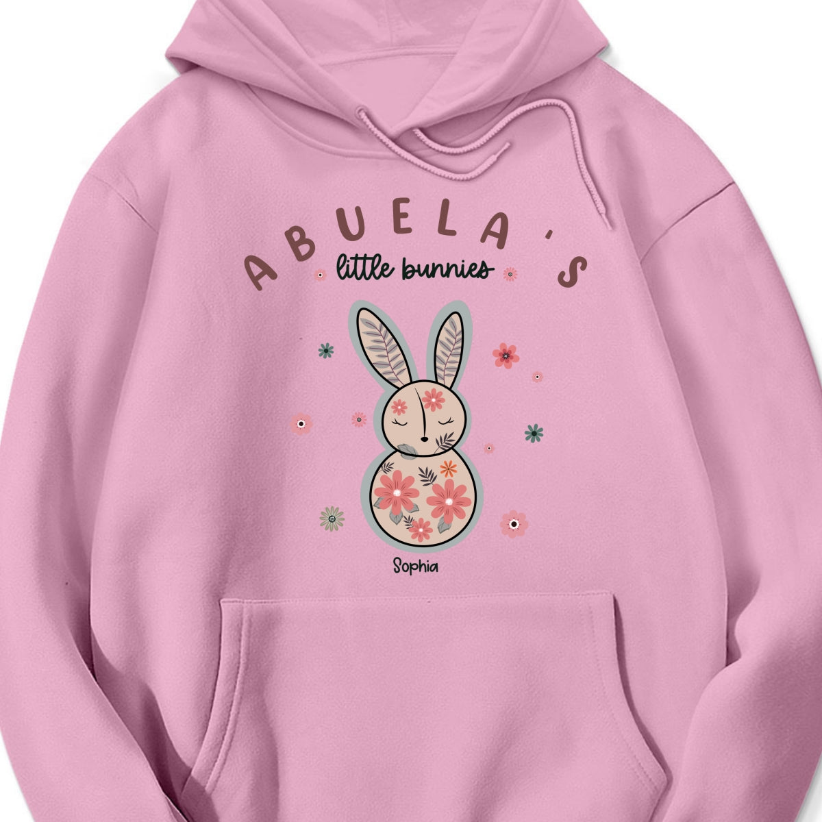 Grandma's Little Bunnies Floral Easter Personalized Shirt