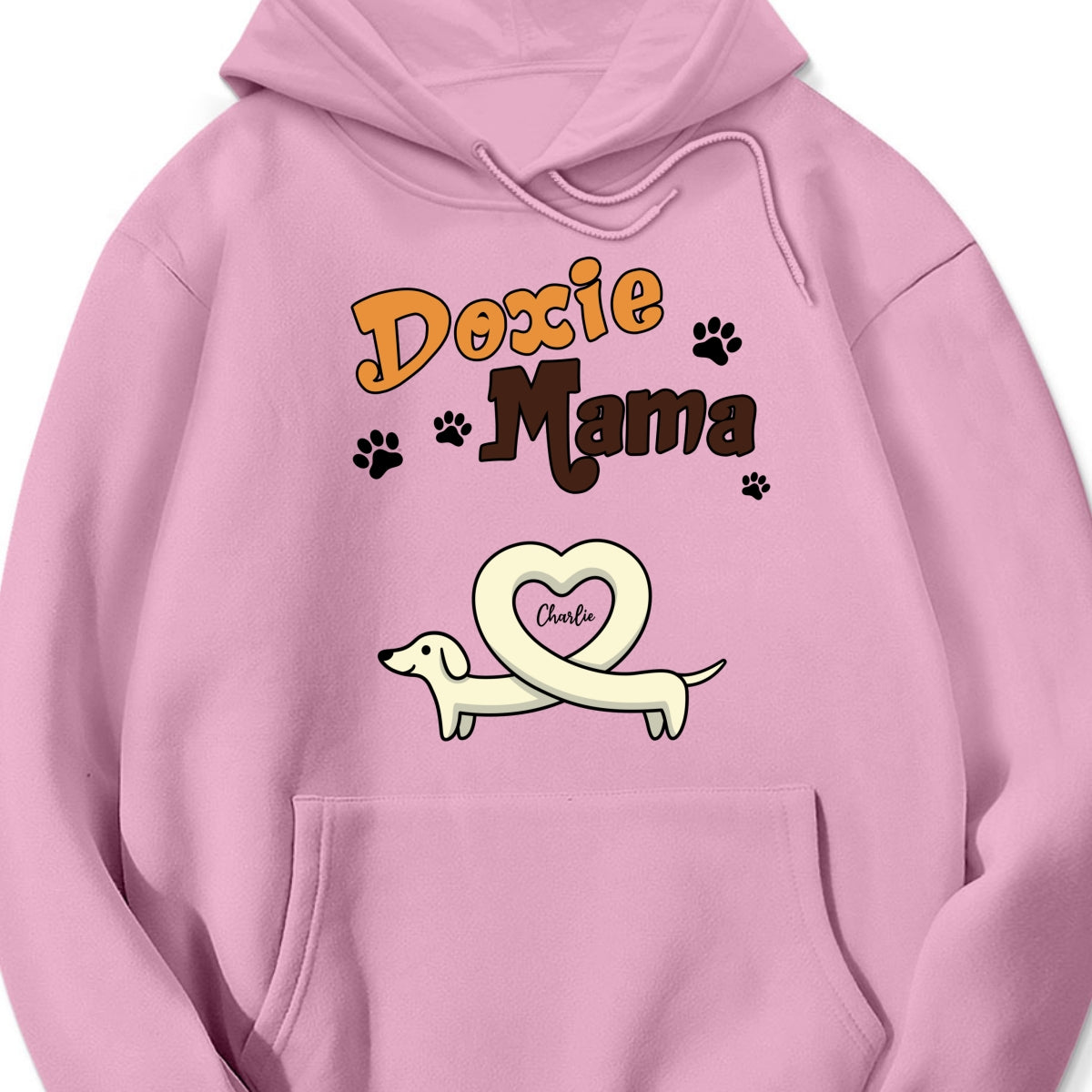 Doxie Mom Cute Heart Dachshunds Personalized Shirt
