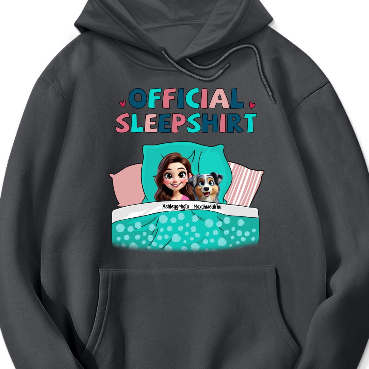 My Official Sleepshirt 3D Cute Dogs Personalized Shirt, Gift For Dog Mom