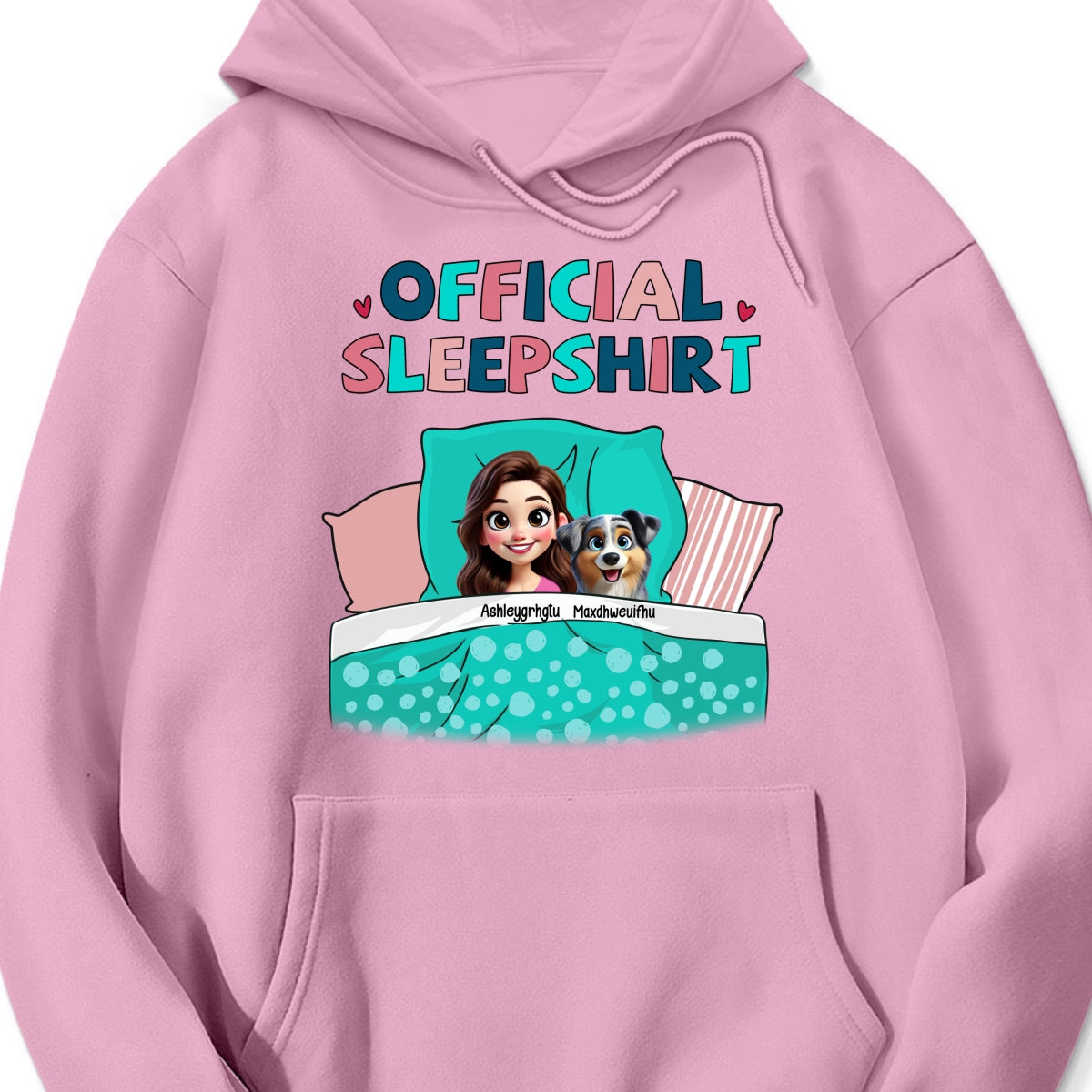My Official Sleepshirt 3D Cute Dogs Personalized Shirt, Gift For Dog Mom