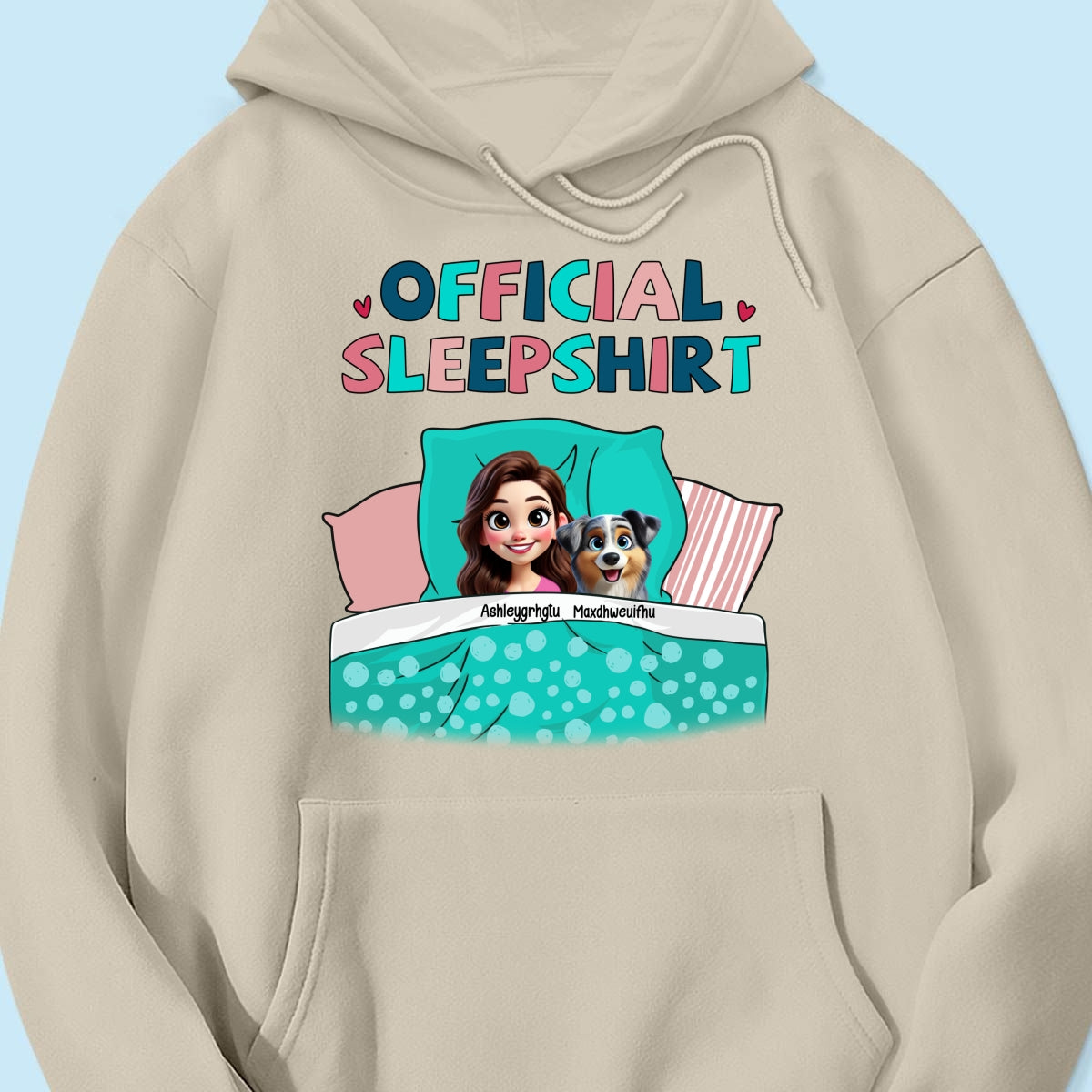 My Official Sleepshirt 3D Cute Dogs Personalized Shirt, Gift For Dog Mom