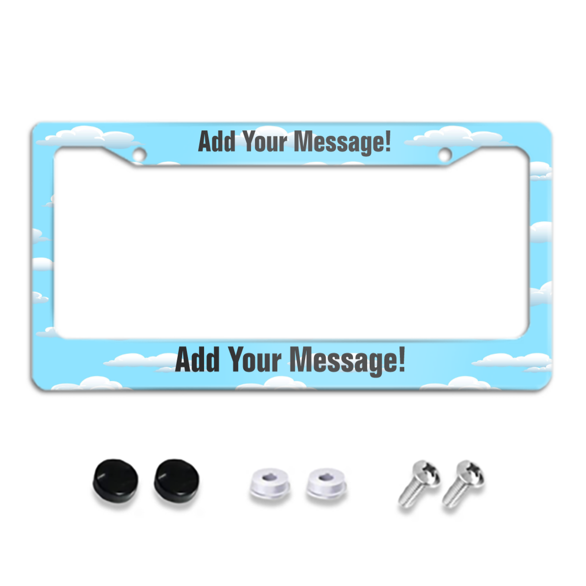 100+ Backgrounds & PERSONALIZED TEXT License Plate Frame