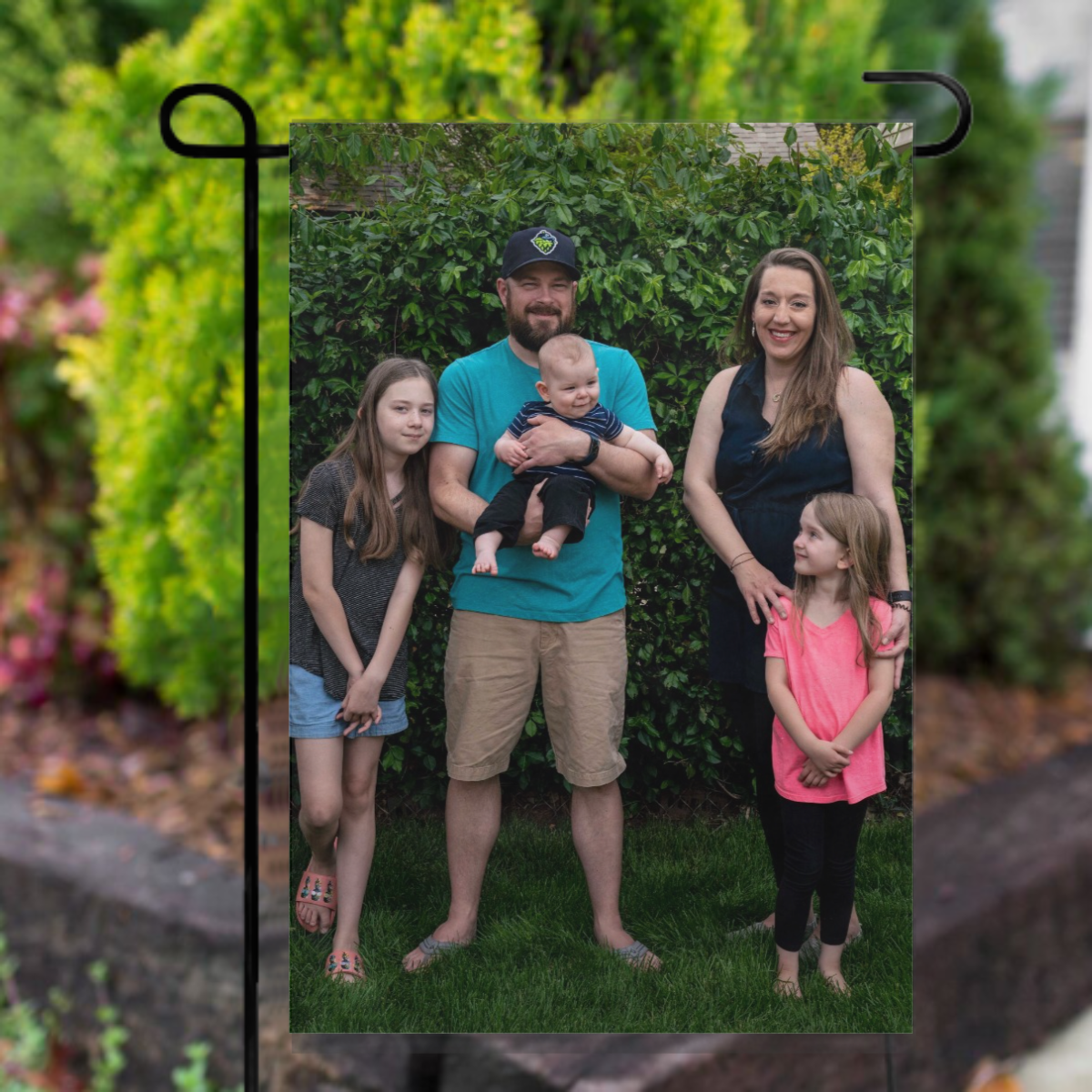 Custom Photo, Personalized Photo Garden Flag No.CABIJ6
