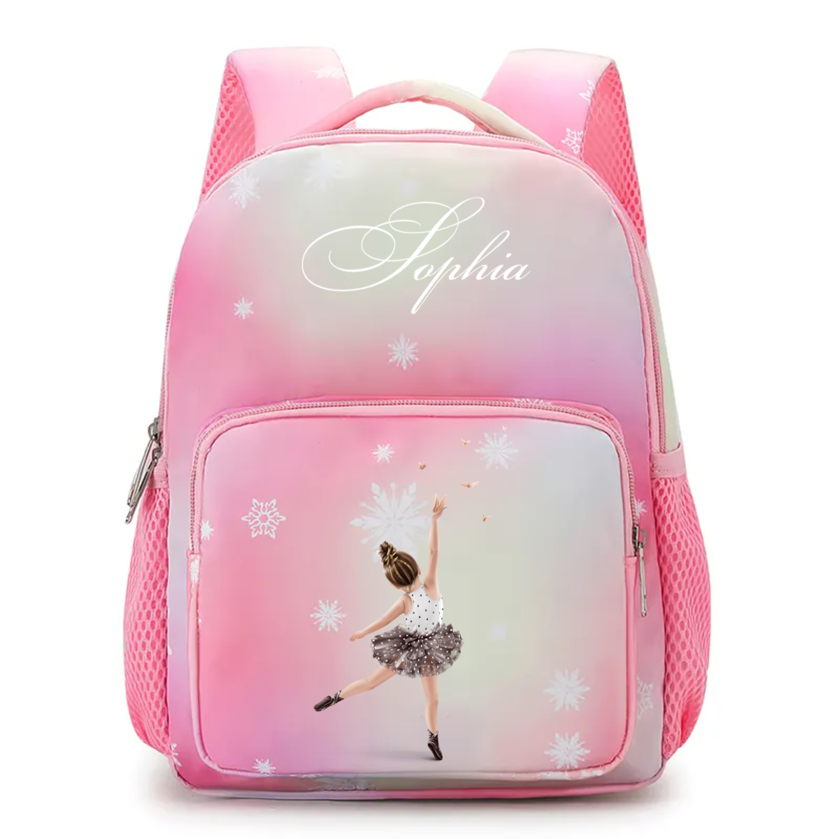 A Dancing Girl-Gifts For Dance Loers-Personalized Custom Name Gradient Colors Dance Bag