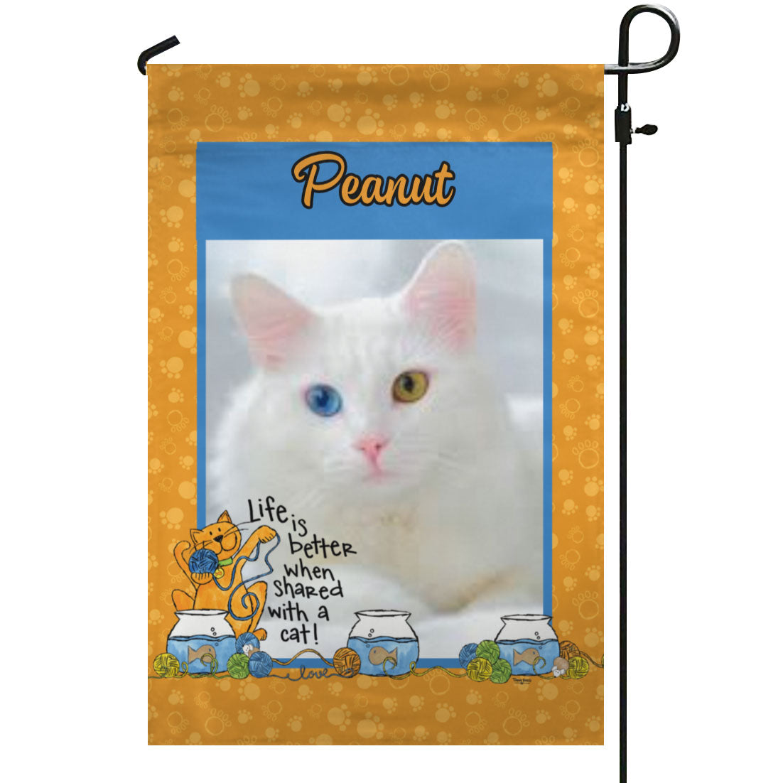 Life is Better – Personalized Photo & Name – Garden Flag & House Flag
