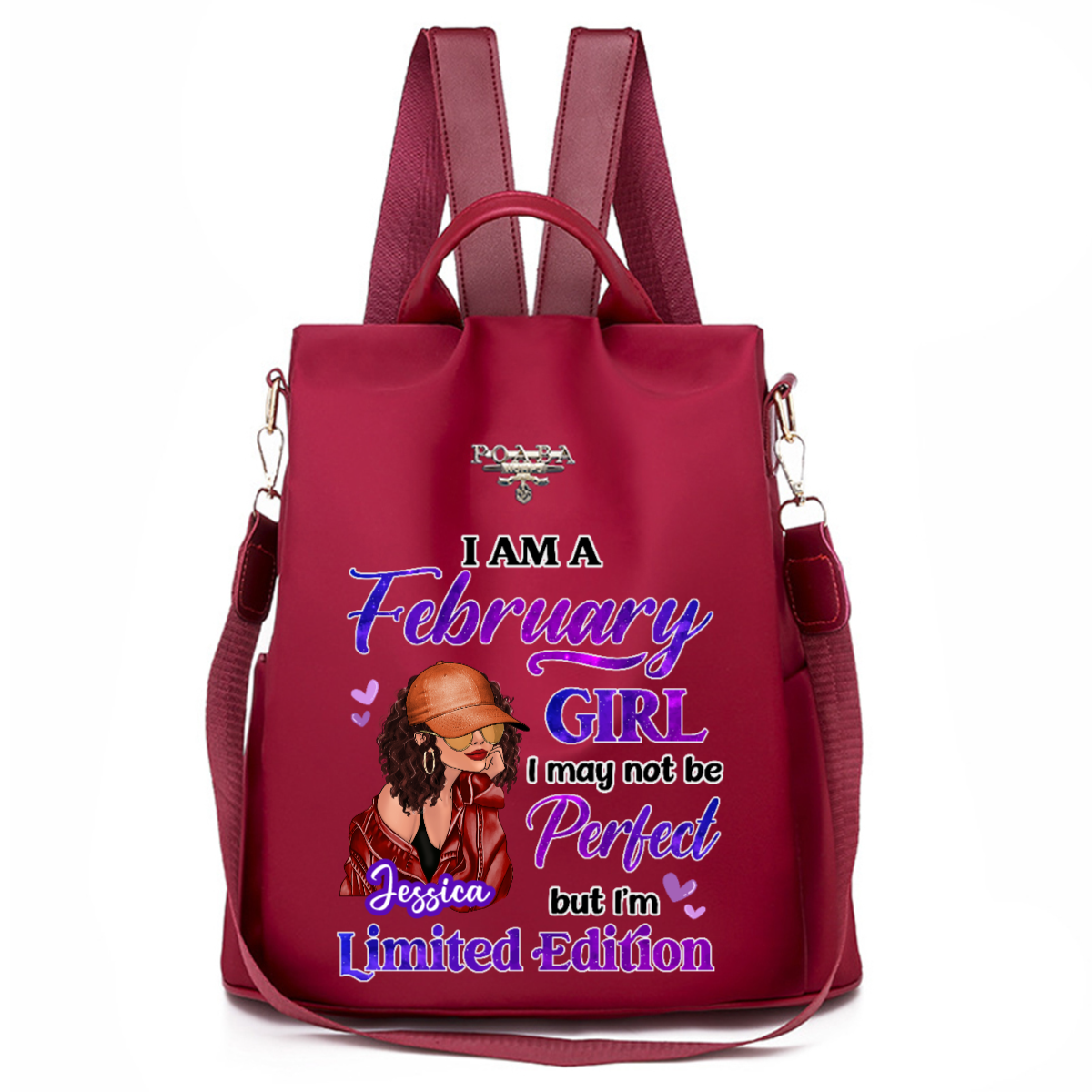 Birthday Gift Birth Month Fashion Girl Limited Edition Personalized Backpack