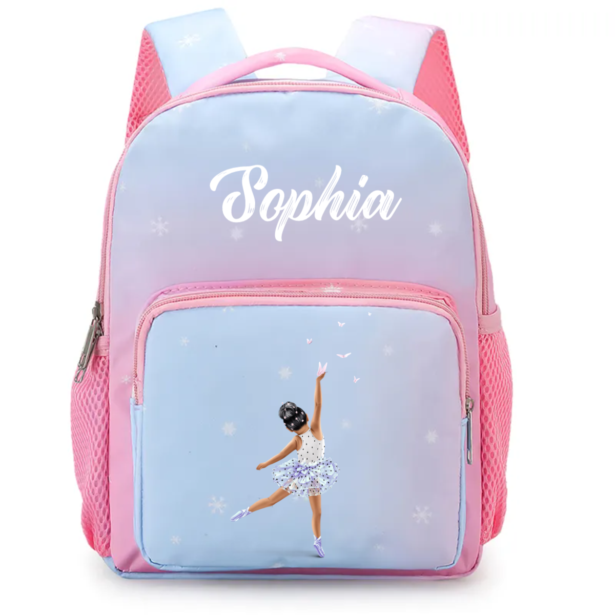 A Dancing Girl-Gifts For Dance Loers-Personalized Custom Name Gradient Colors Dance Bag