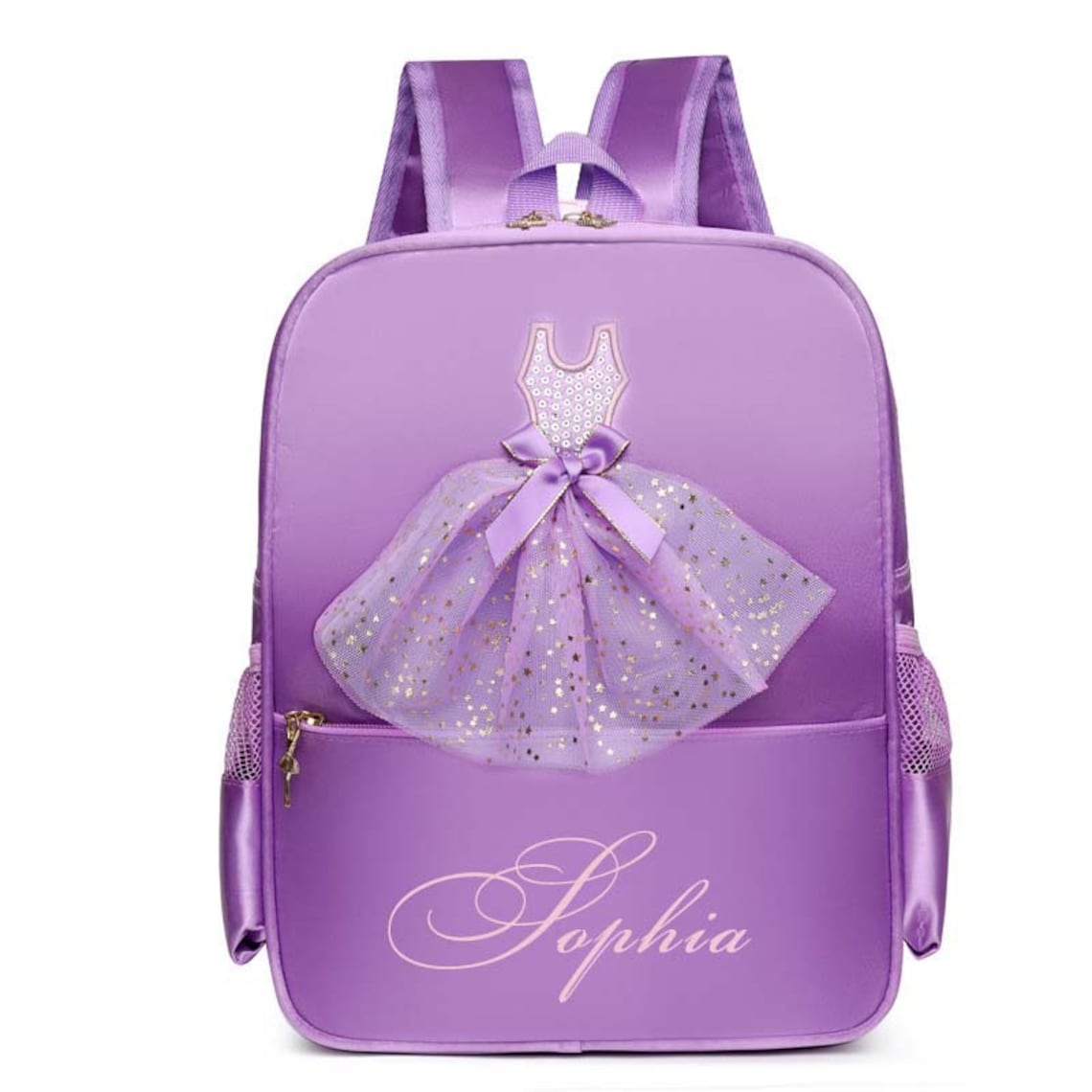 Personalized Custom Name Dance Dress Toddler Kid Backpack