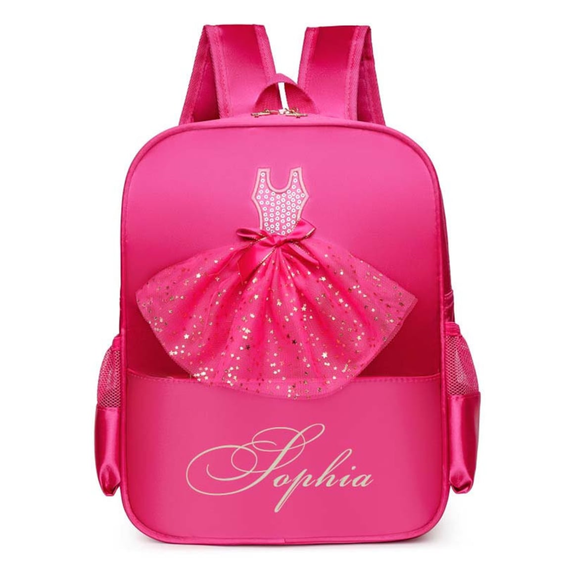 Personalized Custom Name Dance Dress Toddler Kid Backpack