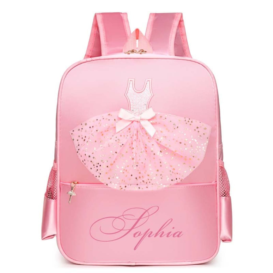 Personalized Custom Name Dance Dress Toddler Kid Backpack