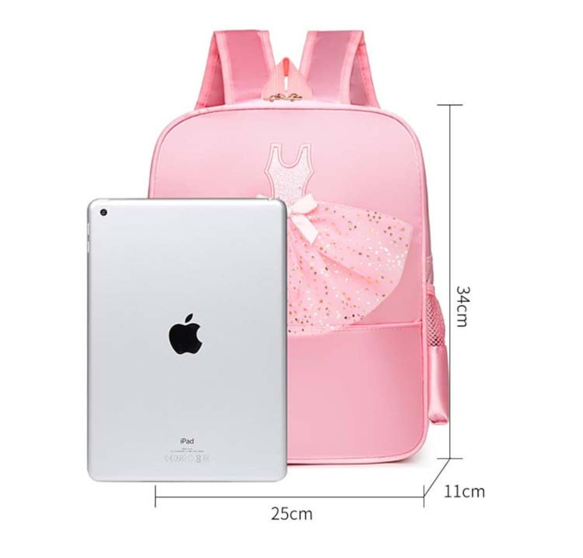 Personalized Custom Name Dance Dress Toddler Kid Backpack