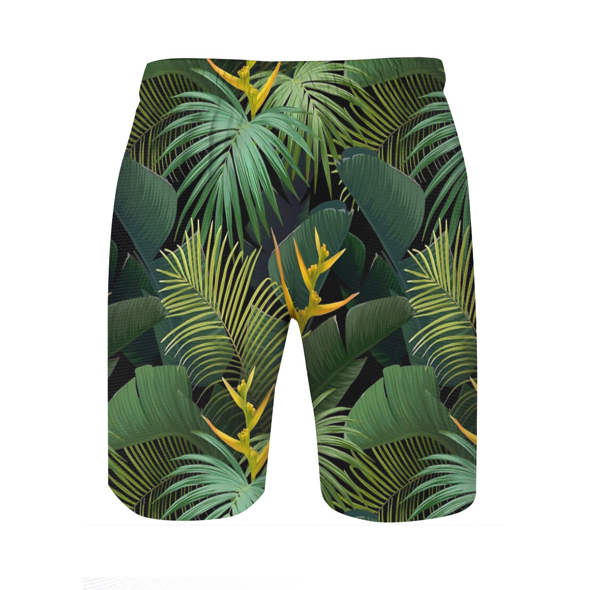 Dark Jungle Graphic Men's Swim Trunks No.D8K7FM