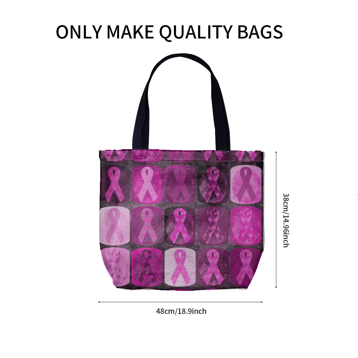 Breast Cancer Awareness Canvas Bag No.ZAIVXS