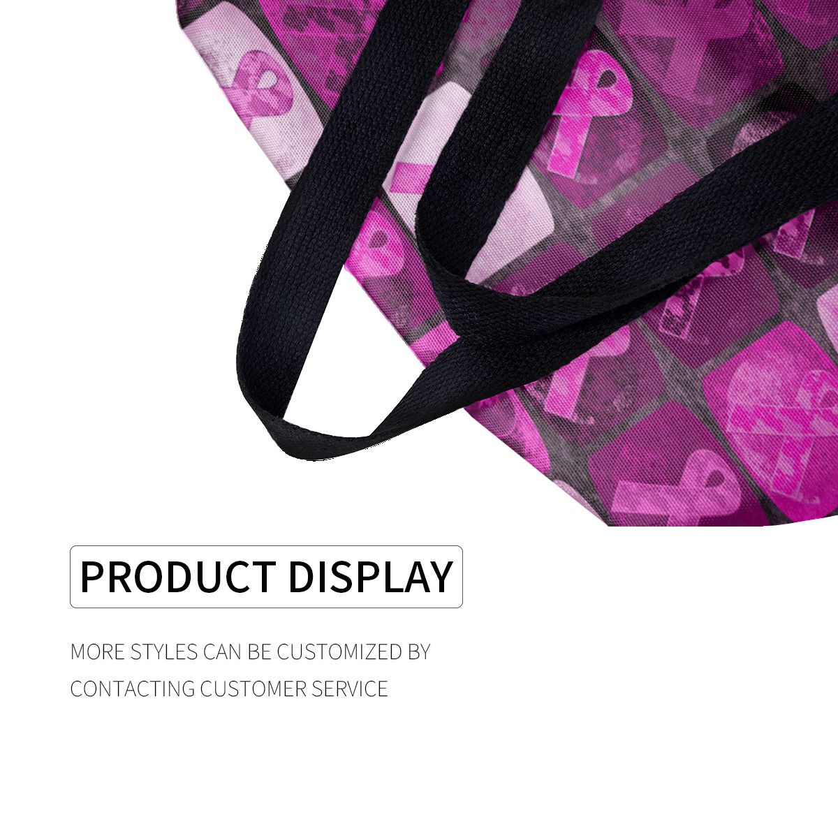 Breast Cancer Awareness Canvas Bag No.ZAIVXS