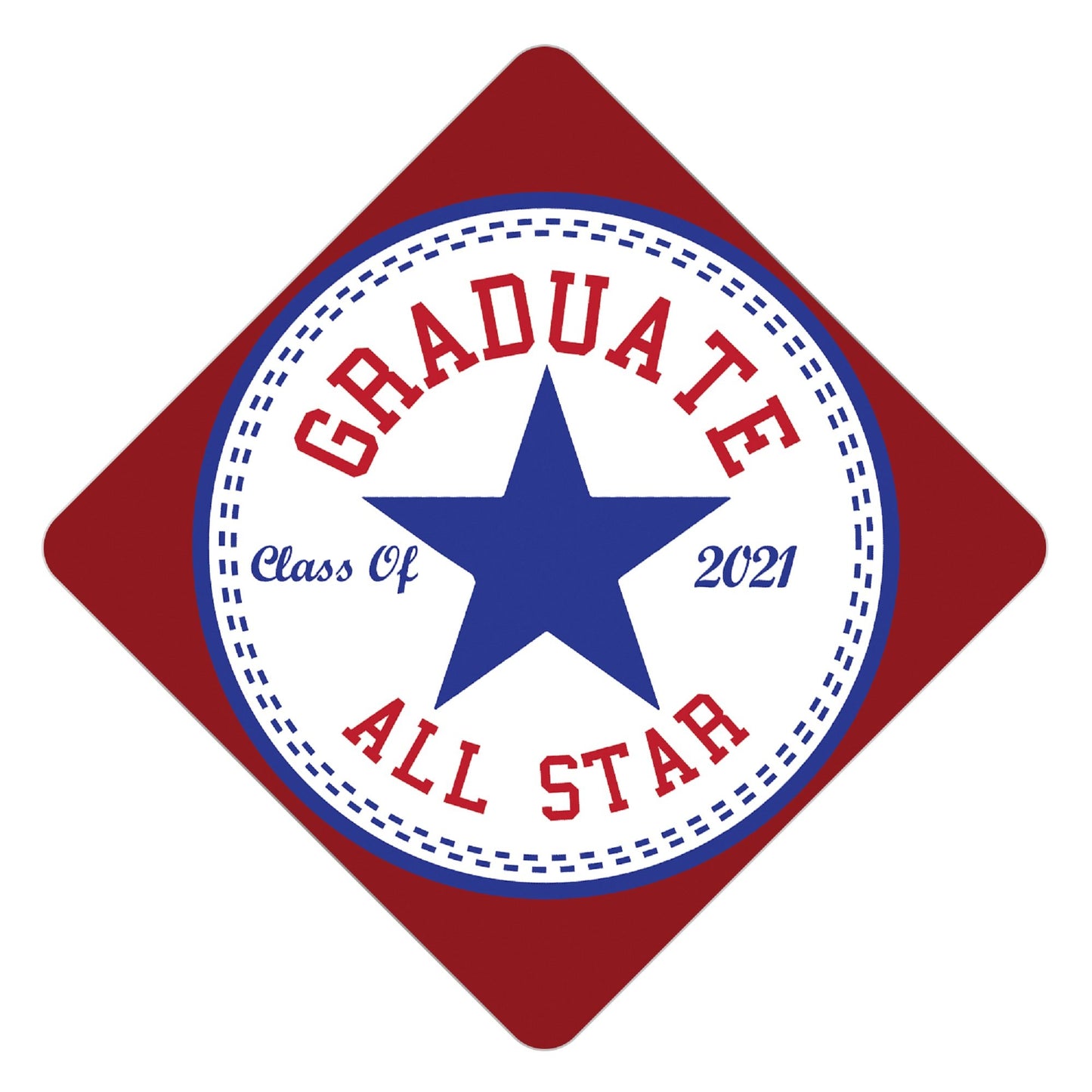 Graduate All Star Grad Cap Tassel Topper