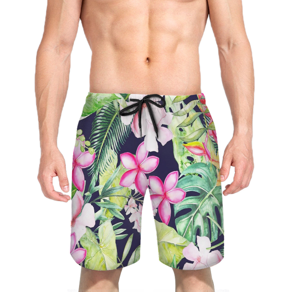Tropical Garden Graphic Men's Swim Trunks No.GOSF5H