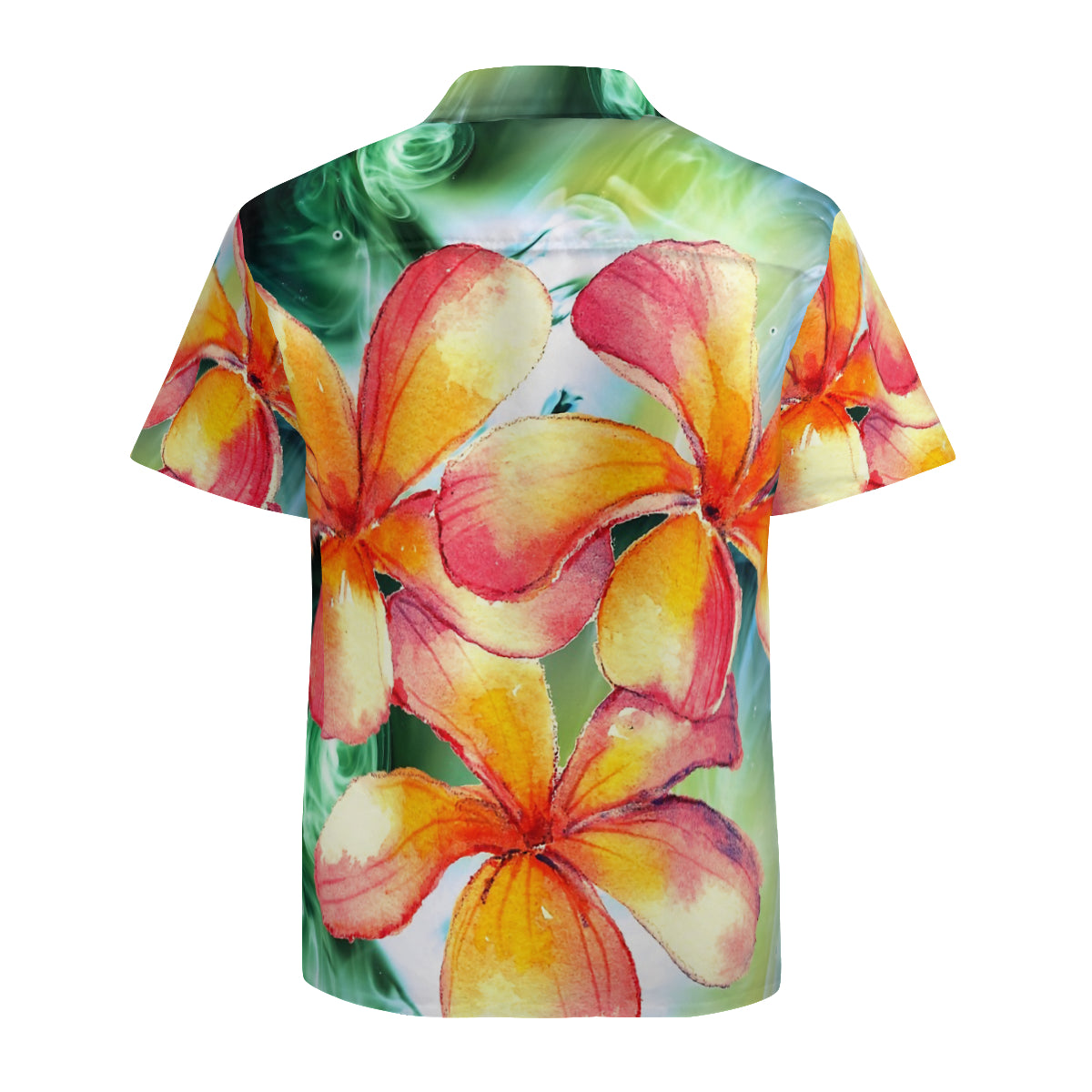 Art Of Frangipani Flowers Graphic Hawaiian Shirts No.J2CAOY