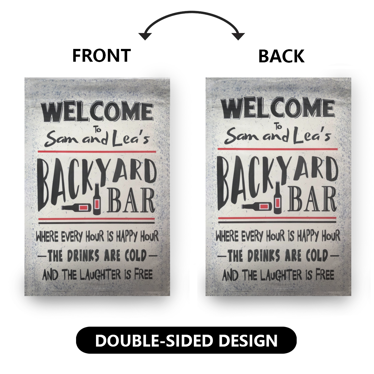 Personalized Welcome To Our Backyard Bar No.KZSCB2