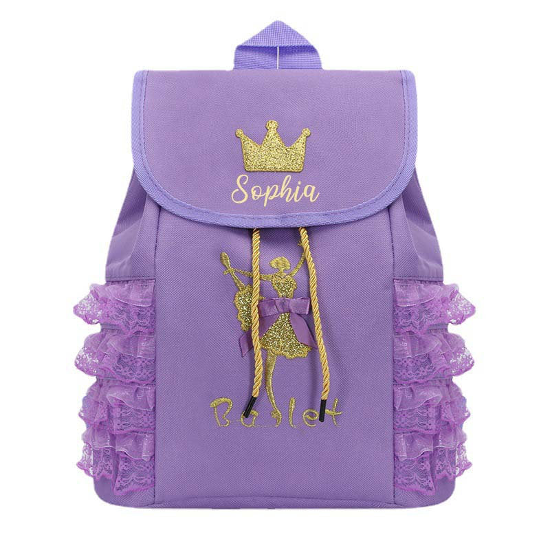 Dance Bags, Toddler Ballet Backpacks, Personalized Name Ballerina Bag, Gift For Girl