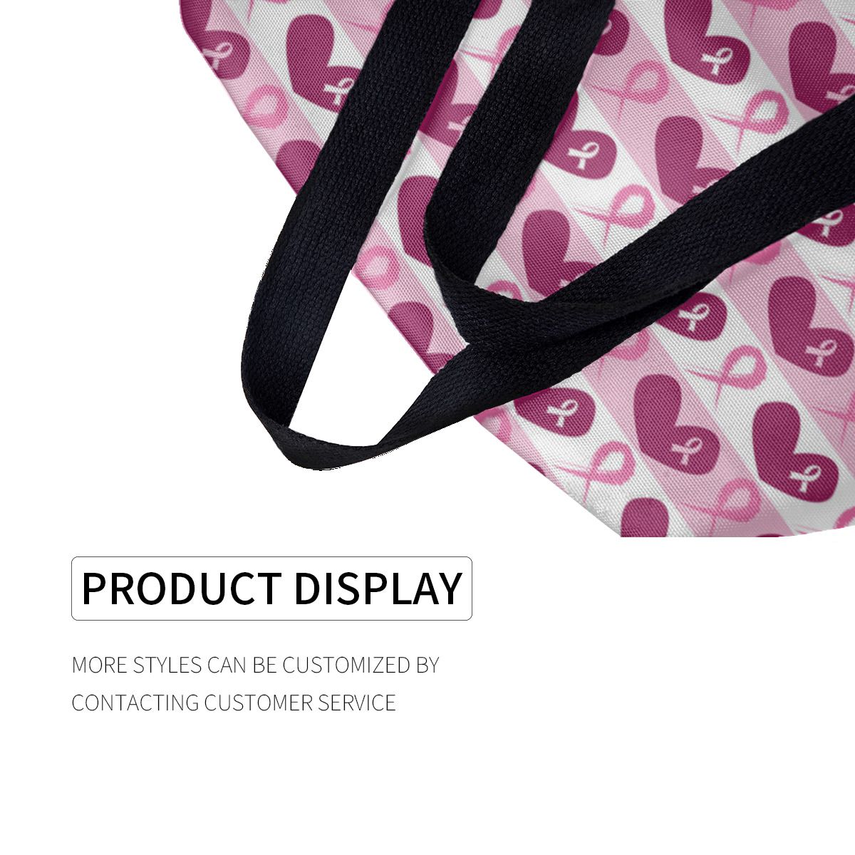 Breast Cancer Awareness Canvas Bag No.NKBOL8