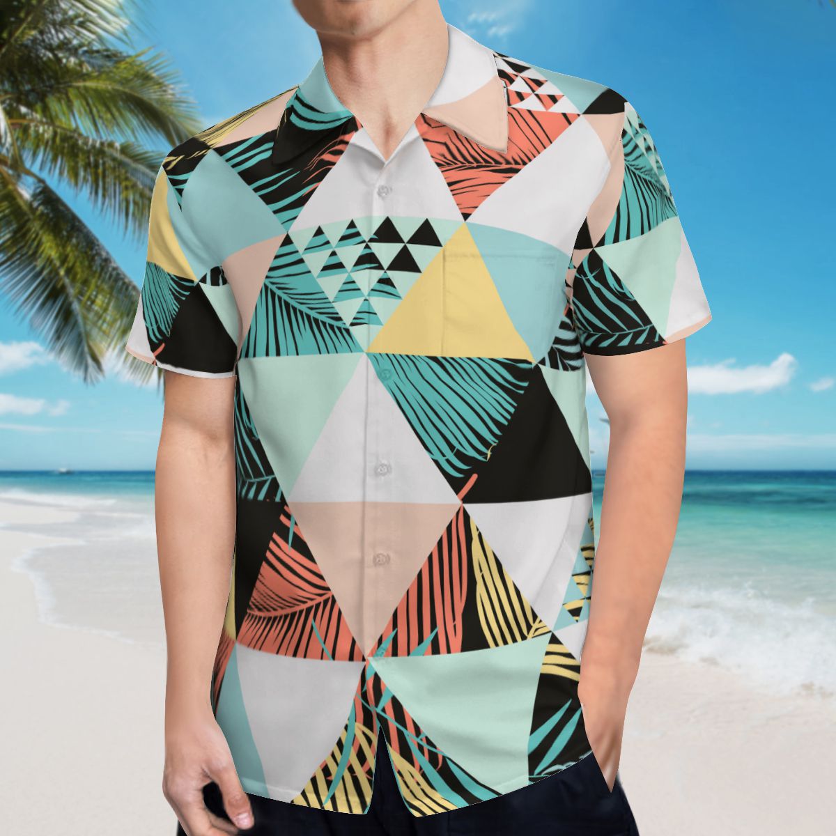 Tropical Leaves 005 Hawaiian Shirts No.QFV8TH