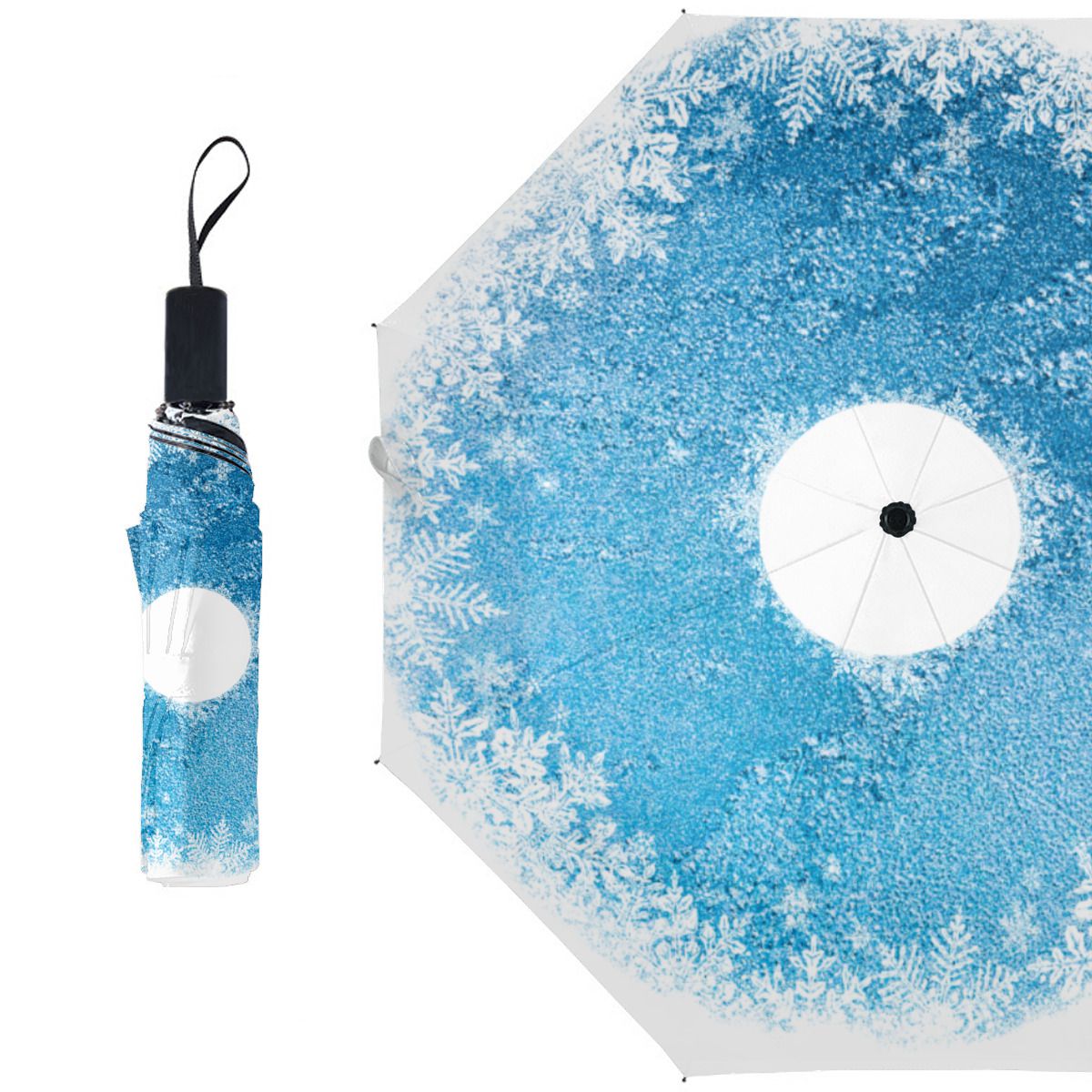 Rustic Ice Snowflake Umbrella No.RYDIVI
