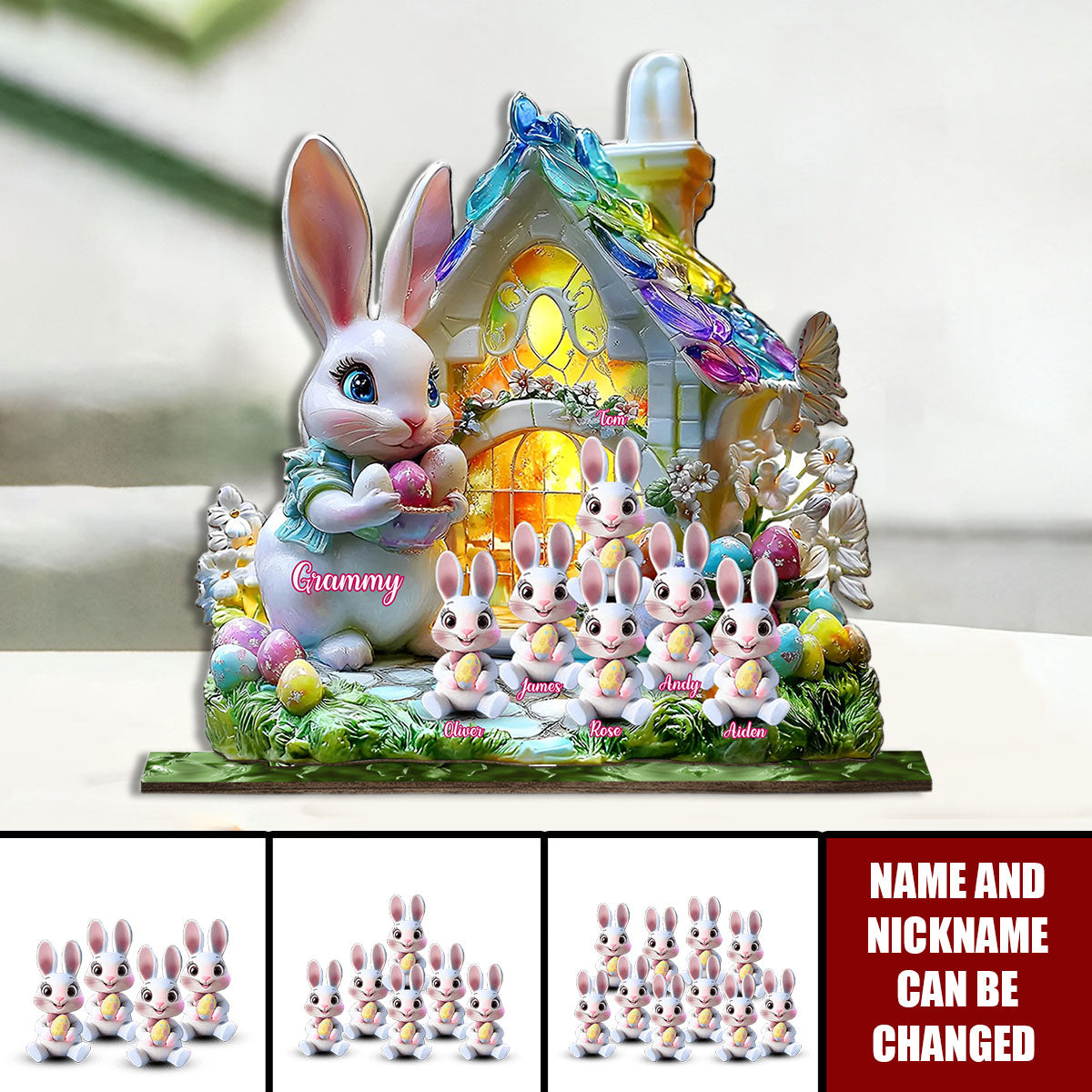 Personalized Grandma 2-Layered Big Freestanding - Gift For Grandma