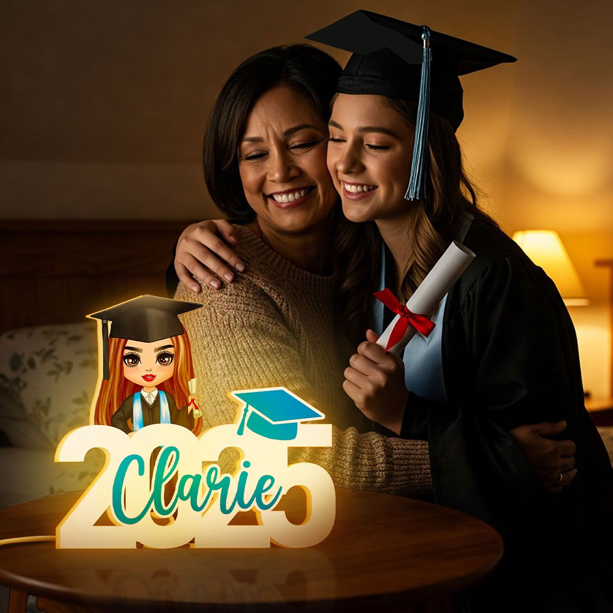 2025 Graduation New Chapter Personalized Light Box, Graduation Gift