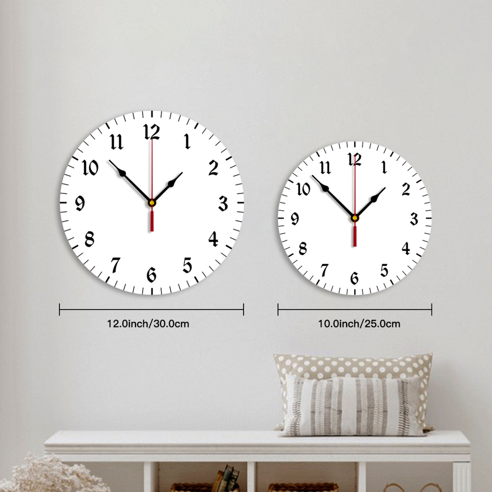 Personalized Couple Pinky Promise Hands Round Digital Wall Clock, You're My Missing Piece, Valentine's Day gift, Anniversary gift for Couples