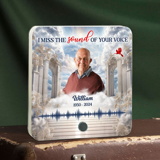 Heaven Gate Custom Photo Personalized Music Fridge Magnet, Memorial Keepsake, Remembrance Gift
