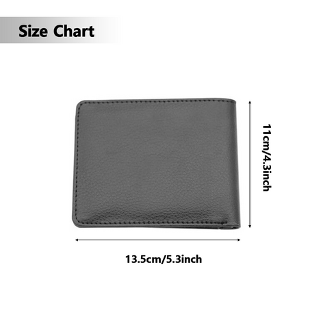Dear Dad Grandpa Great Job We're Awesome Thank You Young - Father Gift - Personalized Custom Men's Wallet