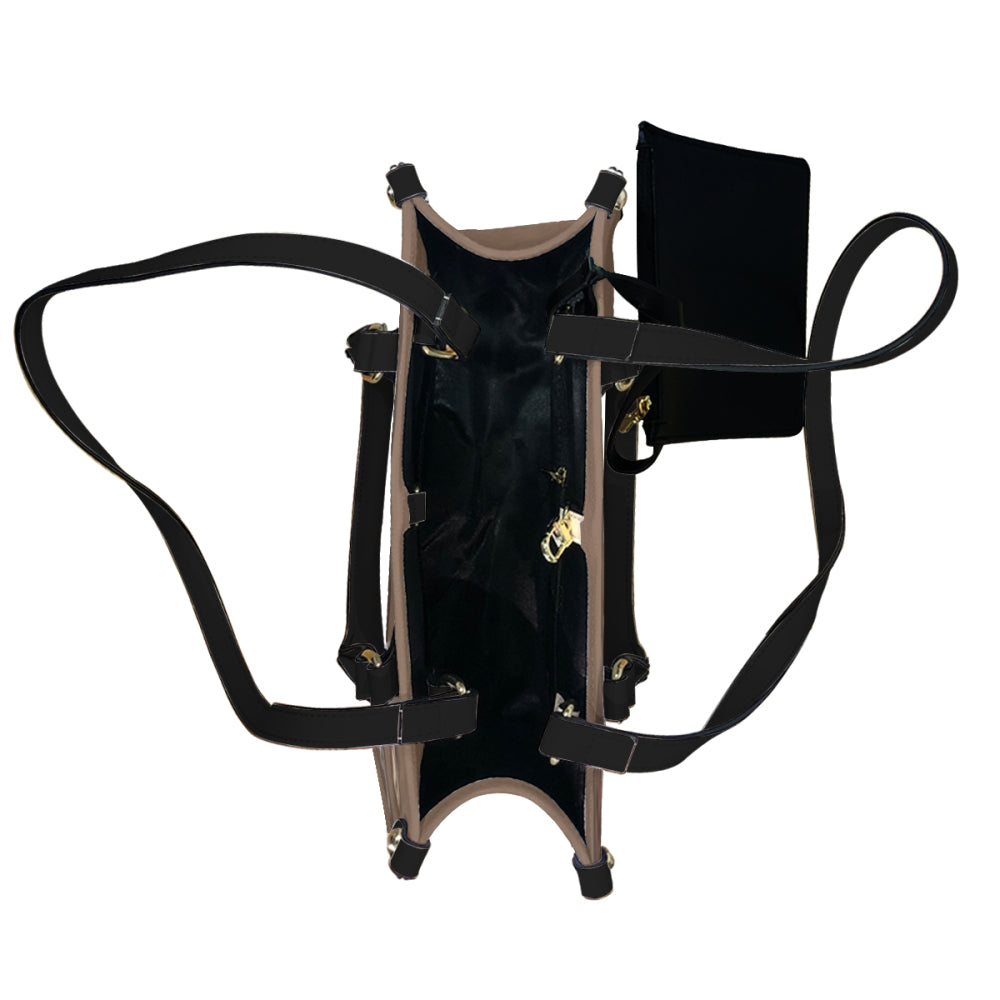 Dog Personalized Leather Handbag, Personalized Gift for Dog Lovers, Dog Dad, Dog Mom