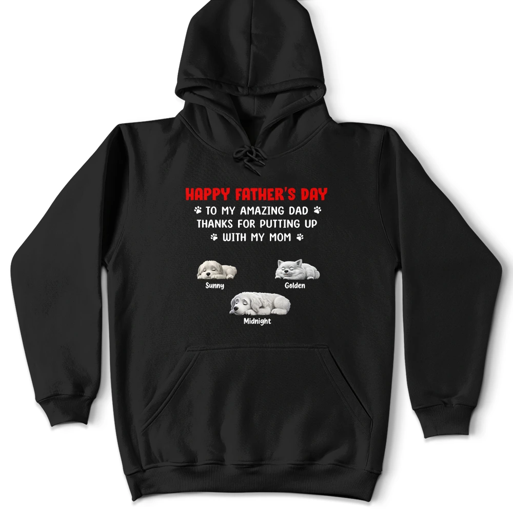 Thanks For Putting Up With My Mom - Personalized T Shirt