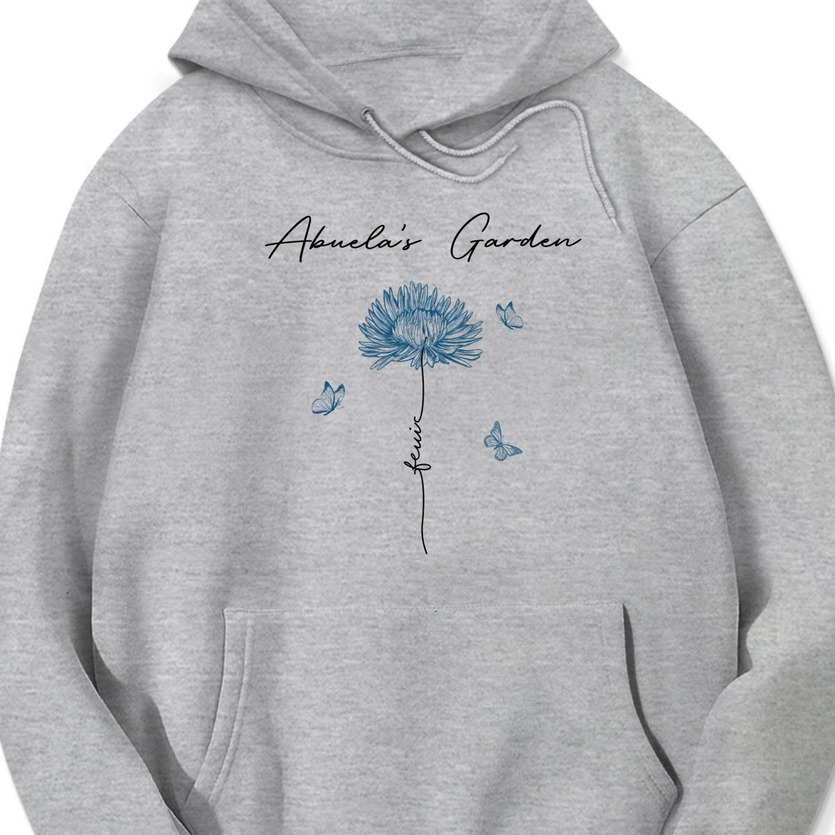 Grandma's Garden Retro Vintage Birthmonth Flowers Personalized Shirt, Grandkids Names Floral Gift for Grandma, Mom
