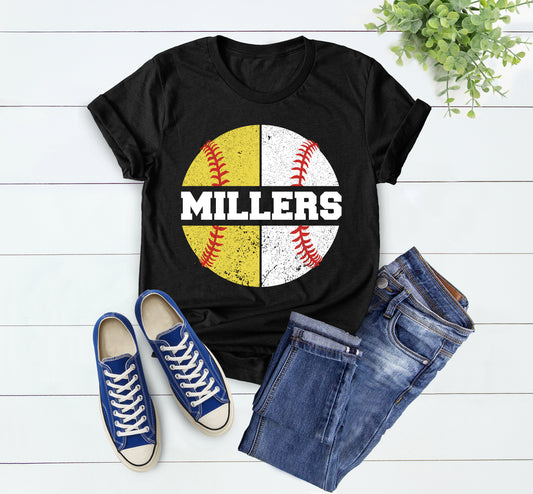 Custom Softball Baseball Mom Shirt: Personalized Sports T-Shirt