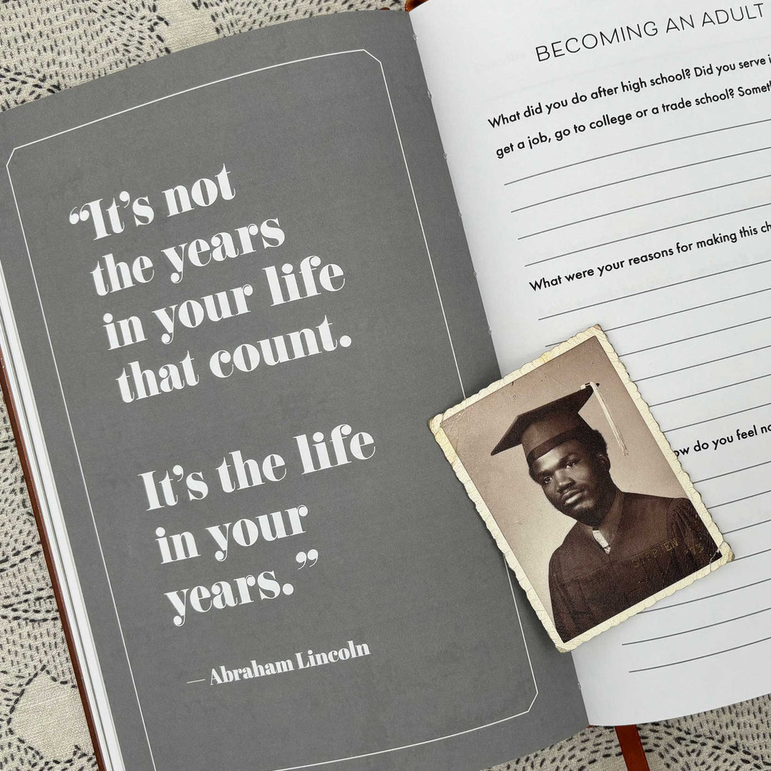 Customized Father's Day Gifts, Dad's Story: A Father's Guided Journal to Share His Life & His Love