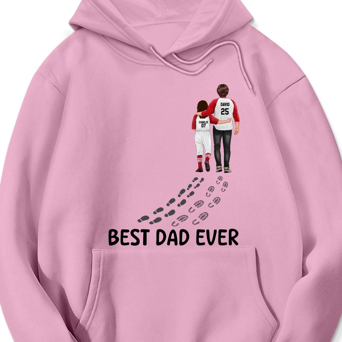 Baseball Dad And Daughter Son You Never Walk Alone Personalized Shirt