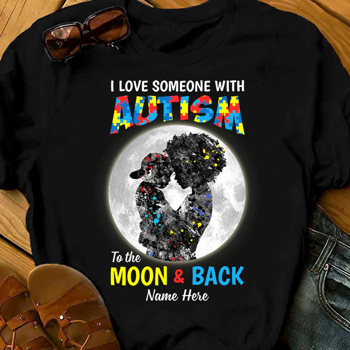 Personalized Autism Mom BWA T Shirt