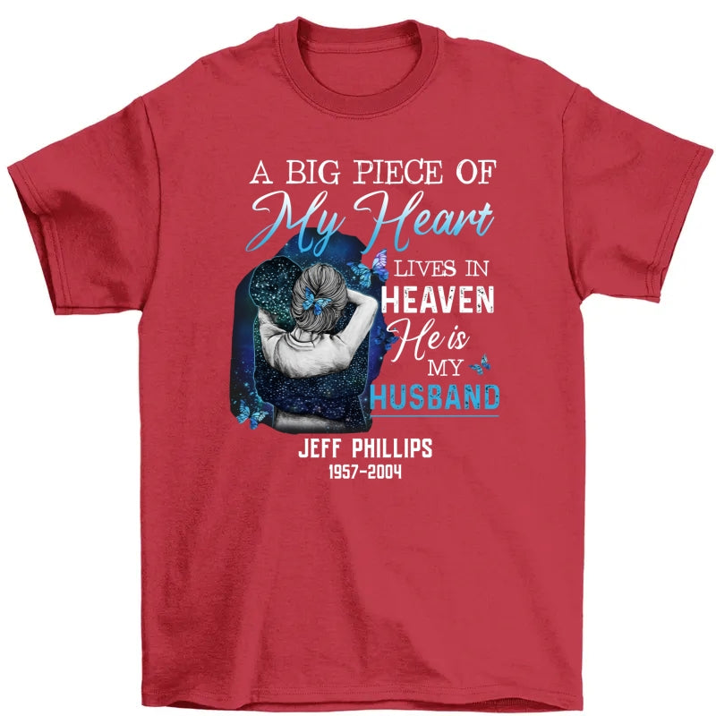 A Piece of My Heart in Heaven Personalized T-shirt