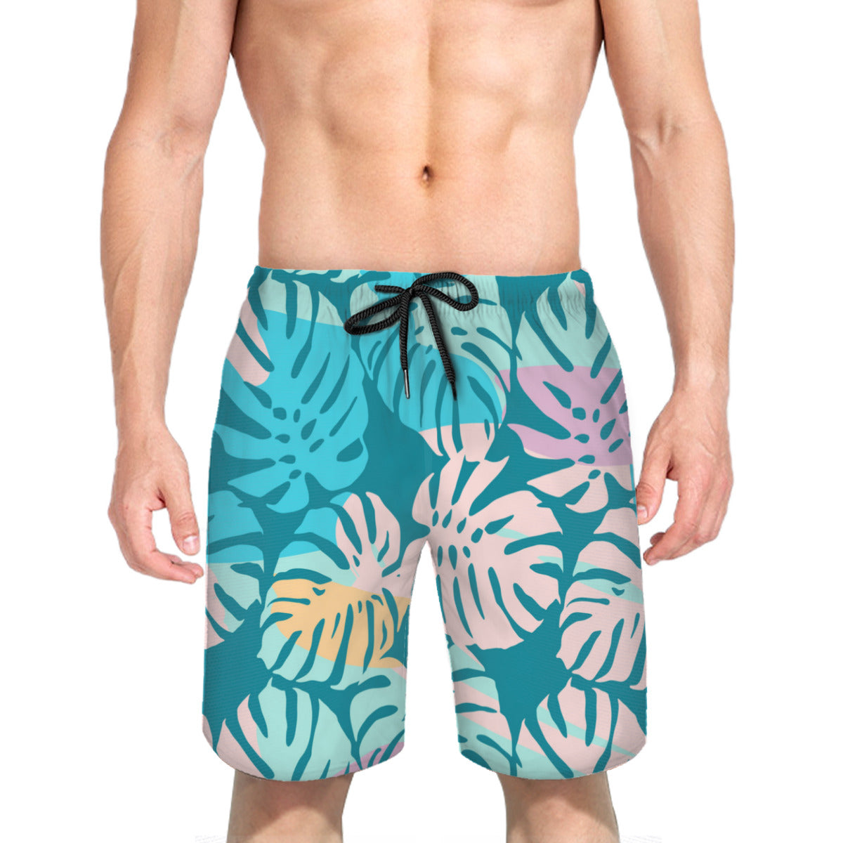 Tropical Leaves 022 Men's Swim Trunks No.2BWNUR