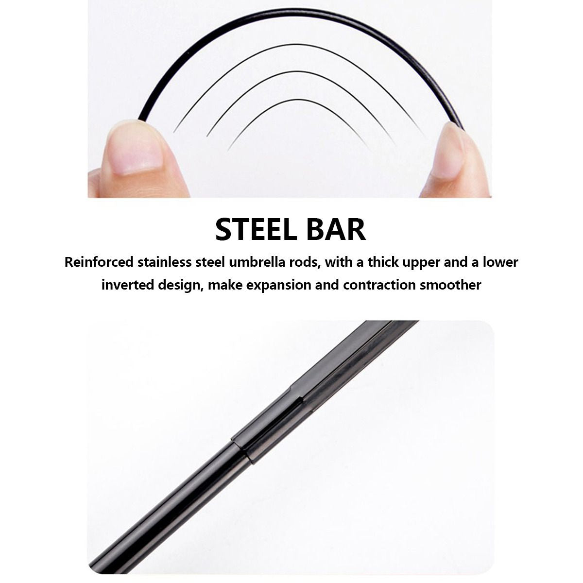 Snowflakes On Glitter Pink Id454 Brushed Polyester Umbrella No.2NPXJF