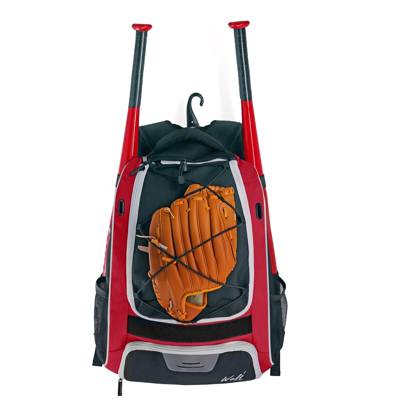 Personalized Custom Name Baseball Backpack - Large Main Compartment for Helmet and Separate Shoes Compartment